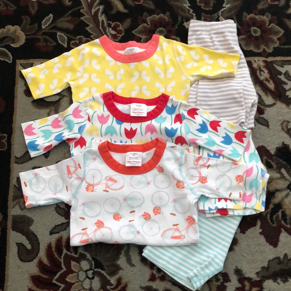 Hanna Andersson Pajama Short Bundle Size 8